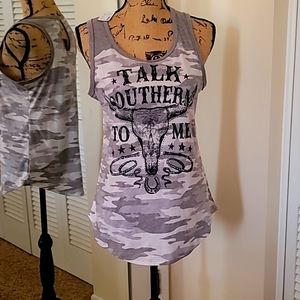 NWT Talk Southern To Me Tank Top
